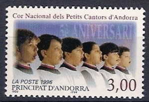 Andorra Francesa 480 ** Cantores. 1996 - Nuovi