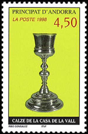 Andorra Francesa 506 ** Arte Religioso. 1998 - Neufs