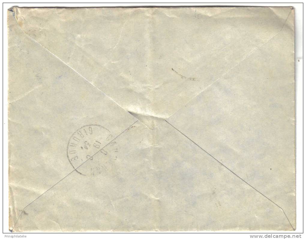 LETTRE DE DAKAR AVION POUR LA GIRONDE 1934 - Other & Unclassified