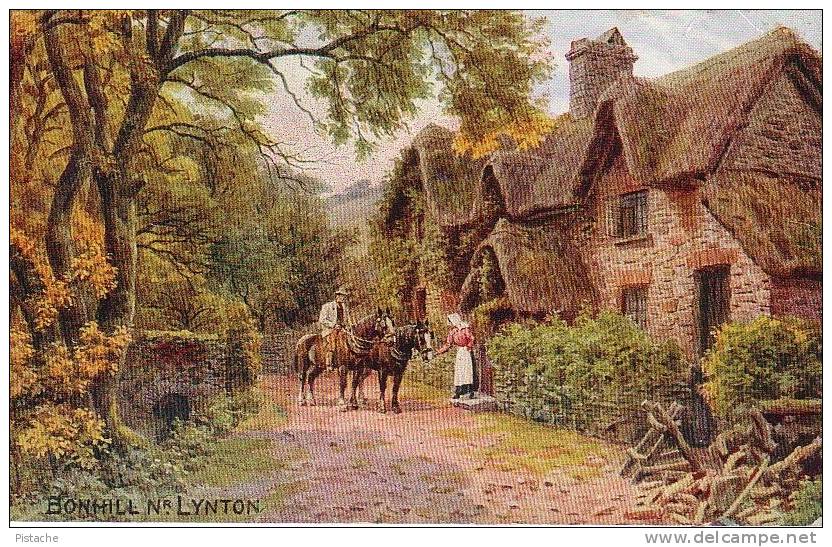 ENGLAND Devon - Bonhill Nr Lynton From Water Colour Aquarelle By A R Quinton - Neuve - Unused - 2 Scans - Lynmouth & Lynton