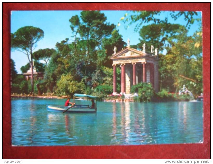 Roma - Villa Borghese - Il Laghetto - Parks & Gärten
