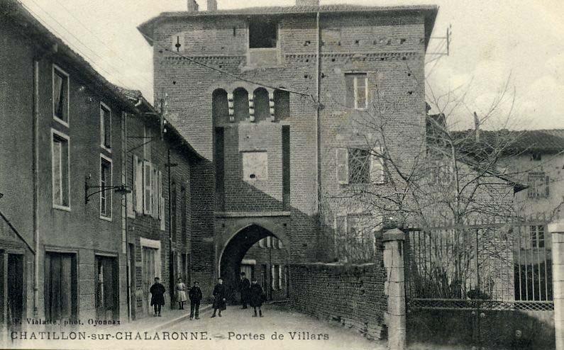 01 - CHATILLON-SUR-CHALARONNE - Porte De Villars - Châtillon-sur-Chalaronne