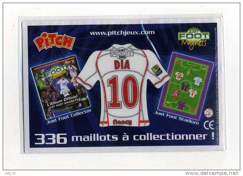 - MAGNET PITCH . JUST FOOT 2009 SOUS BLISTER - Deportes