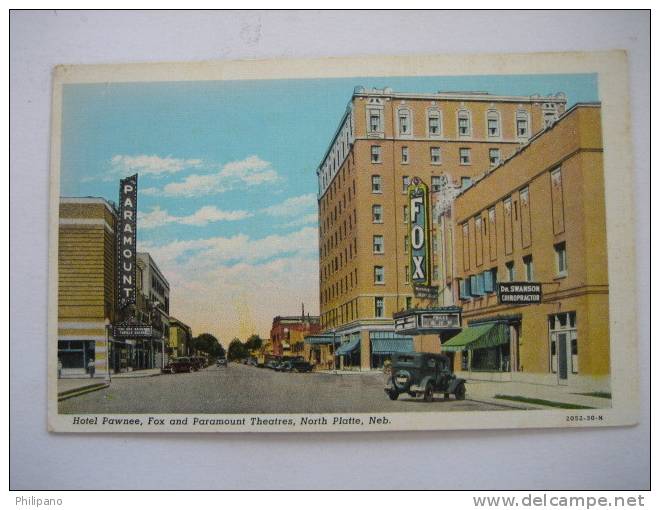 North Platte Ne      Fox & Parmount Theatre Vintage Wb - North Platte