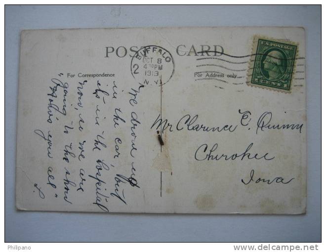 Buffalo NY   Continuous Vaudeville Broadway   1913 Cancel - Buffalo