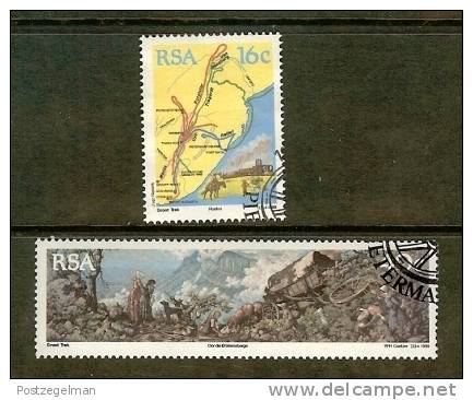 SOUTH AFRICA 1988 CTO Stamp(s) Great Trek 762-765 #3597 2 Values Only (not Complete) - Used Stamps