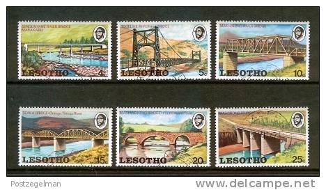 LESOTHO 1974 MNH Stamps Bridges 160-165 - Bridges