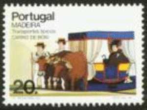 Portugal Madeira 1985 Traditional Means Of Transportation Ox Drawn Sledge Transportes Tipicos 2º G MNH - Altri (Aria)