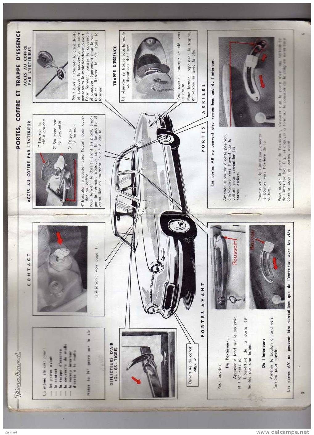 PANHARD  -  Conduite Et Entretien  -  P.L.17  -  PANHARD & LEVASSOR - Paris - - Auto