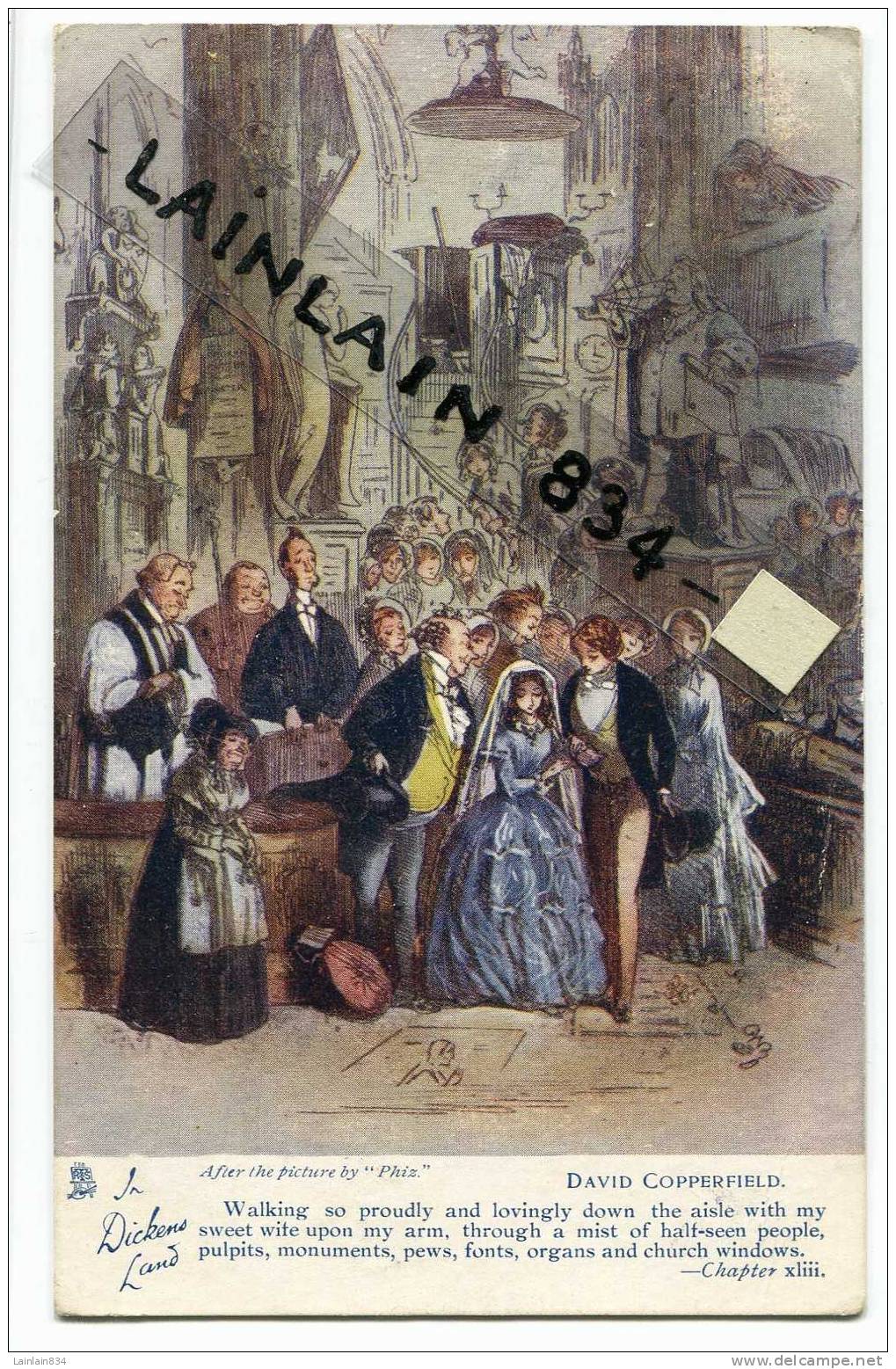 - CPA Anglaise -  Cachet LONDON - 1904, Timbre Taxe De 30 Cent, Cachet T13, à Destinataire De Paris, TBT. - 1859-1959 Lettres & Documents