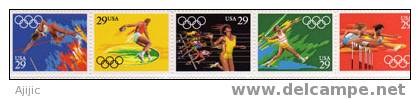 USA. Disciplines Olympiques A Barcelone 92. 5 T-p Neufs ** PRIX REDUIT! - Zomer 1992: Barcelona