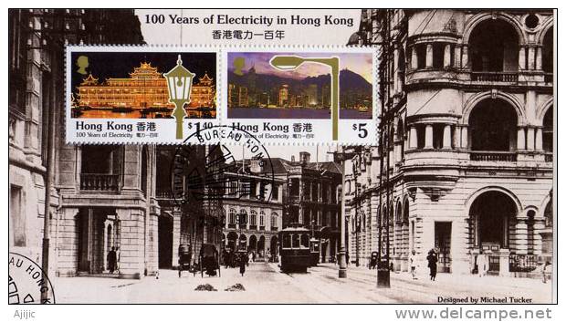 HONG-KONG. Centenaire De L´electricite A Hong-Kong.  B-F # 15  Oblitere - Elektriciteit
