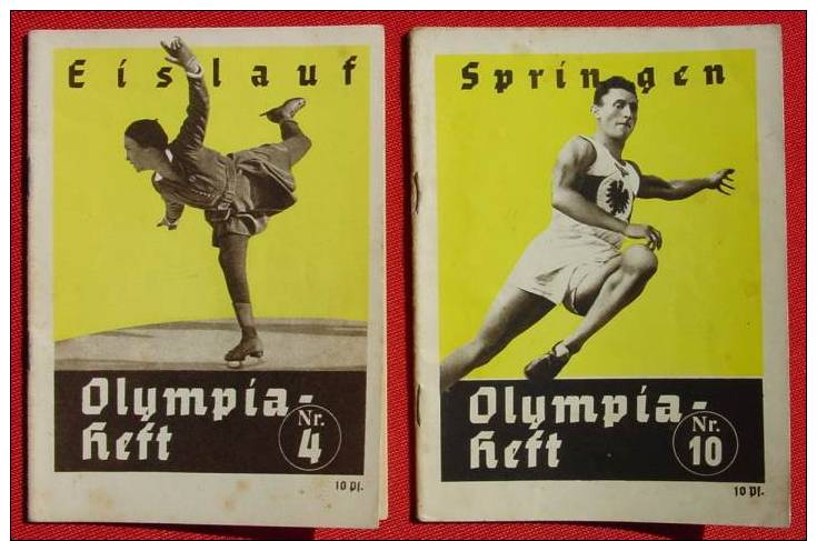 (1030465) 2 Verschiedene Olympia-Hefte 1936 - Books