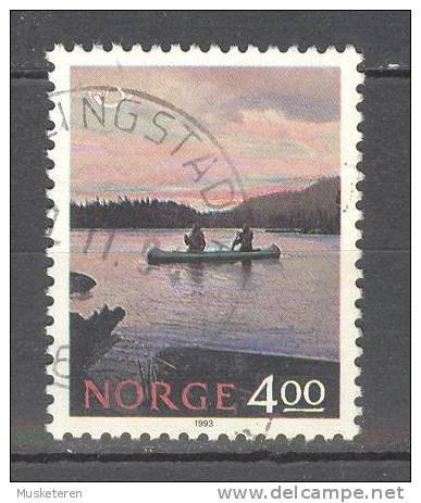 Norway 1993 Mi. 1123   4.00 Kr NORDEN Touristische Attraktionen Kajakfahrt Auf  Einem See - Gebraucht