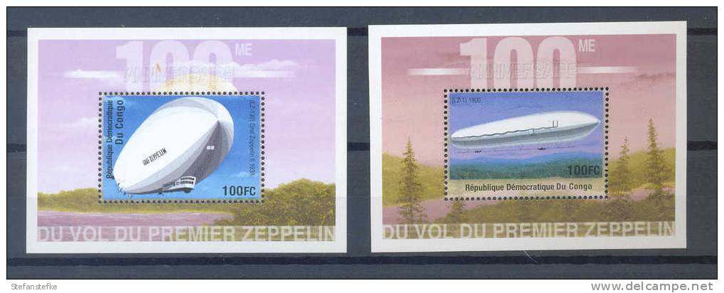 Congo  : Ocb Nr :  BL 193 - 194 ** MNH   (zie Scan) Zeppelin - Mint/hinged