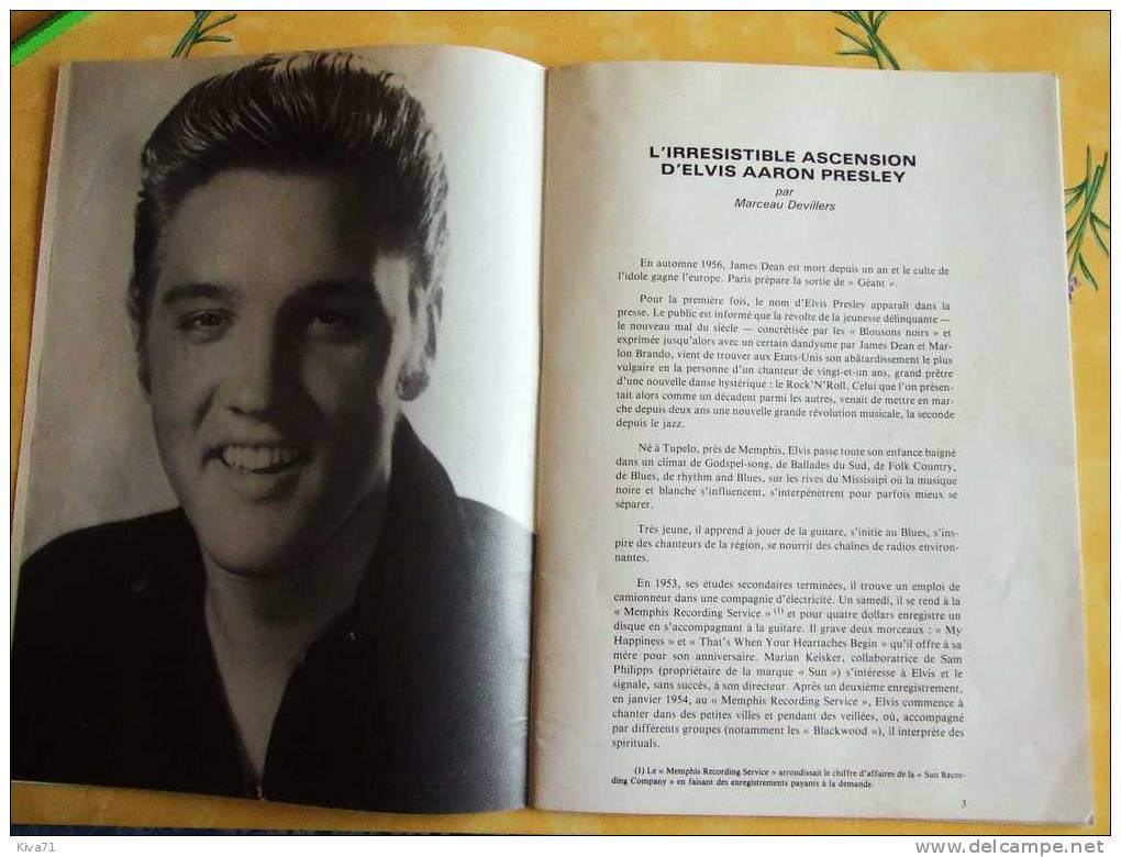 Livre 50 Pages Sur " ELVIS PRESLEY "  Années 80   Lt7 - Affiches