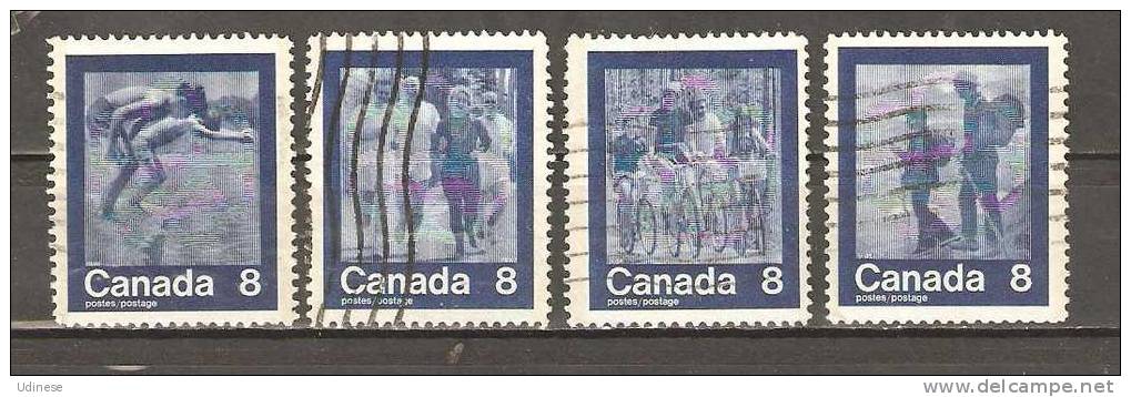 CANADA 1974  - OLYMPIC GAMES - CPL. SET - USED OBLITERE GESTEMPELT USADO - Zomer 1976: Montreal