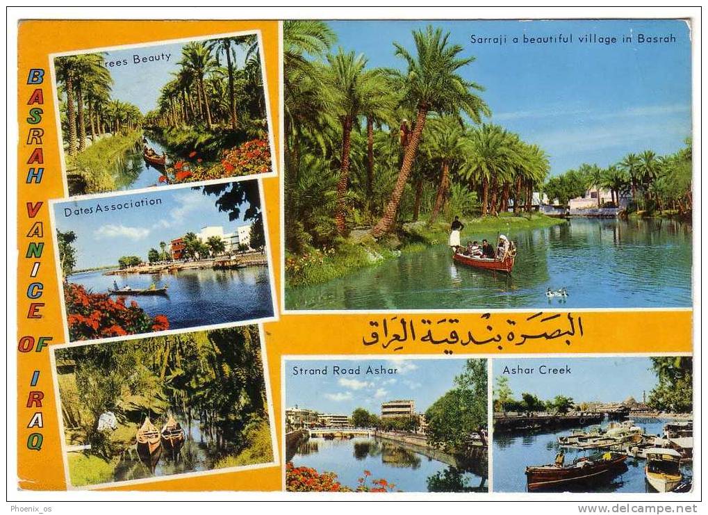 IRAQ - Basra, Al Ba&#7779;rah, &#1604;&#1576;&#1589;&#1585;&#1577;&#8206;, Mosaic Postcard, No Stamps - Irak