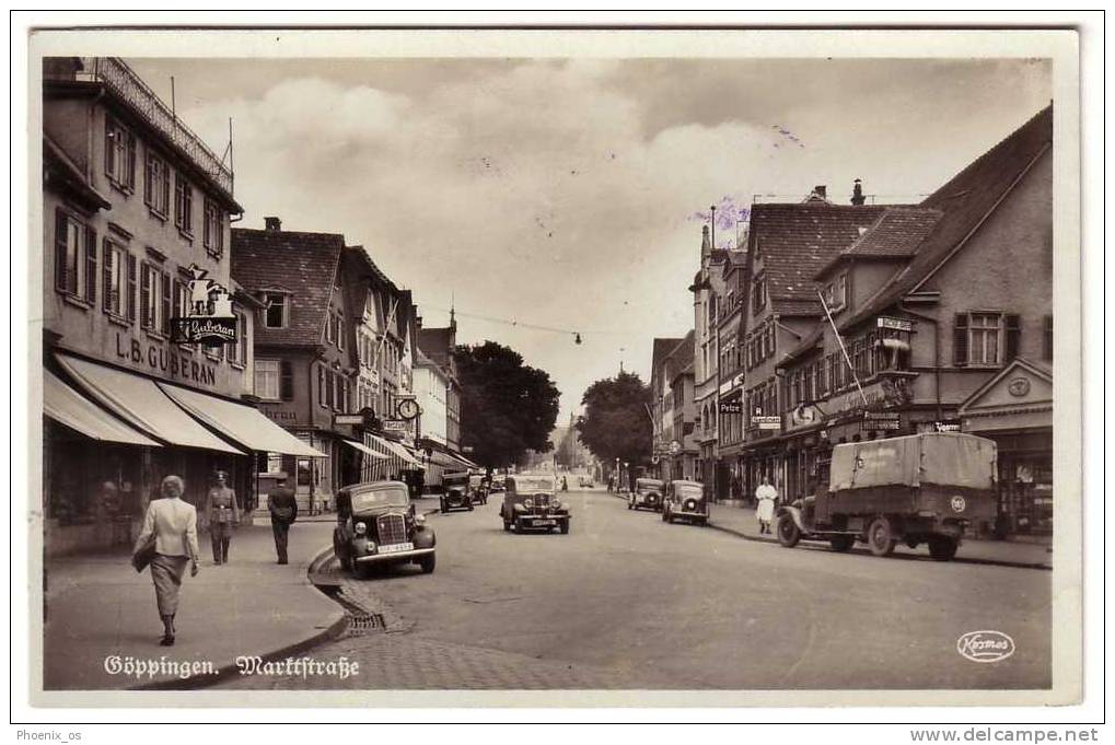 GERMANY - Göppingen, Old Cars And Truck, Feldpost, Year 1942 - Göppingen