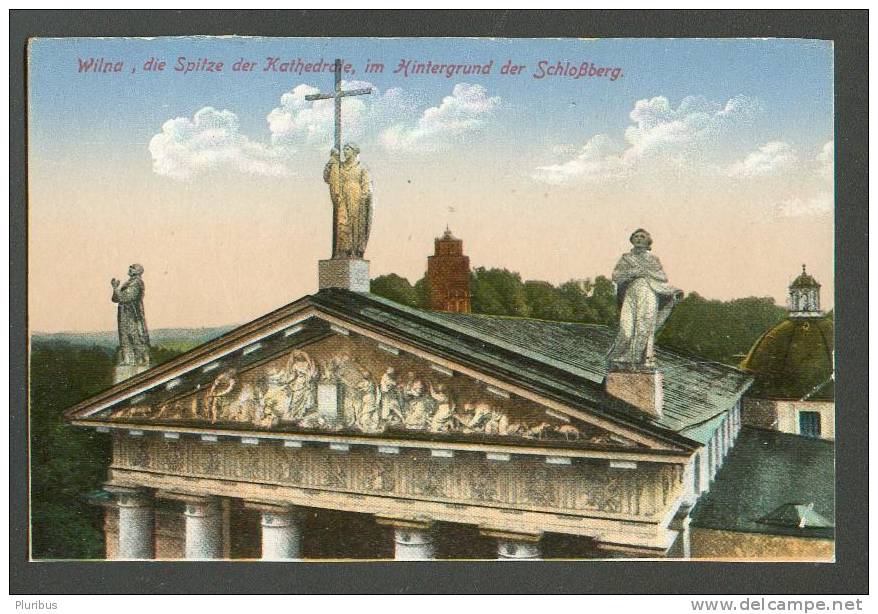 LITHUANIA, WILNA VILNIUS, CATHEDRALE,  OLD  POSTCARD - Lithuania