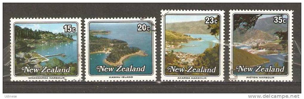 NEW ZEALAND 1979  - HARBOURS - CPL. SET - USED OBLITERE GESTEMPELT USADO - Used Stamps