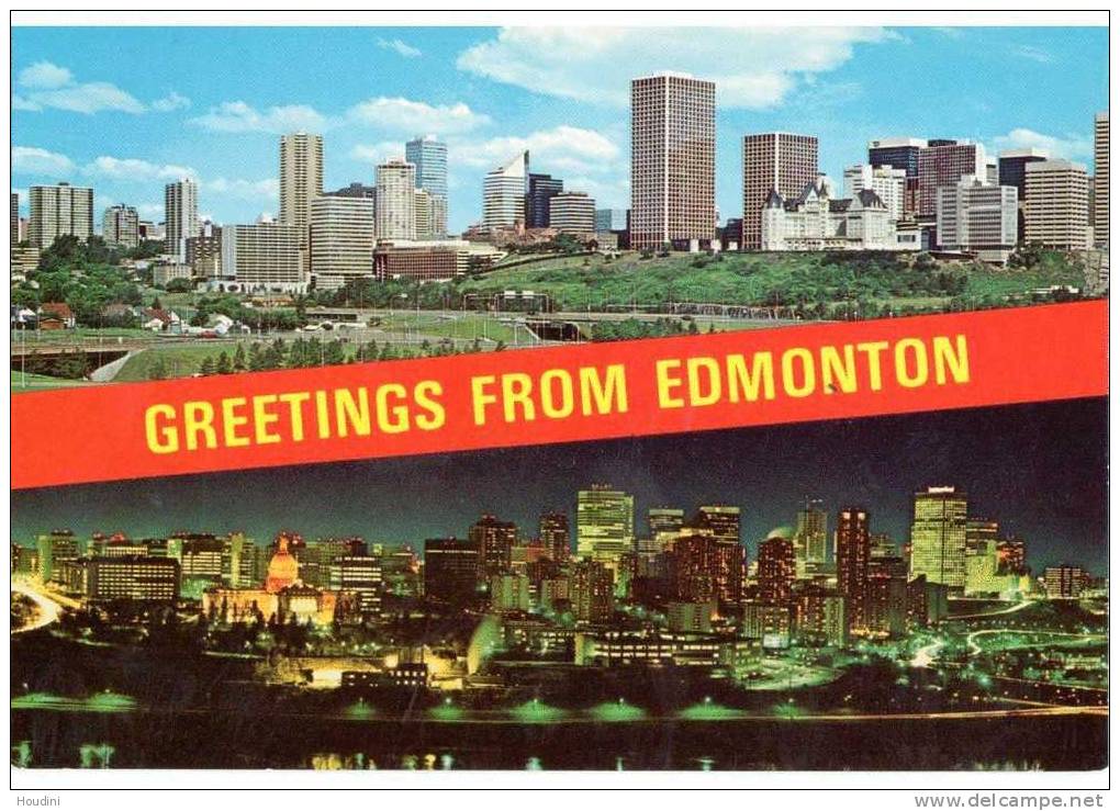 Canada -  Greetings Edmonton, Alberta - Edmonton