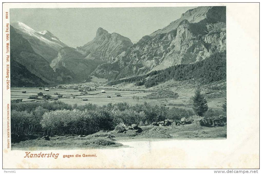 KANDERSTEG Gegen Die Gemmi - Kandersteg