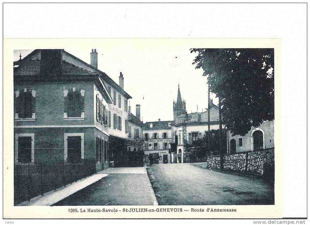 SAINT-JULIEN-en-GENEVOIS.   - Route D'Annemasse. - Saint-Julien-en-Genevois