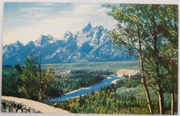 USA - Grand Teton Peak, Grand Teton National Park, Wyoming WY - Chrome Unused Postcard Ca. 1960's - Other & Unclassified