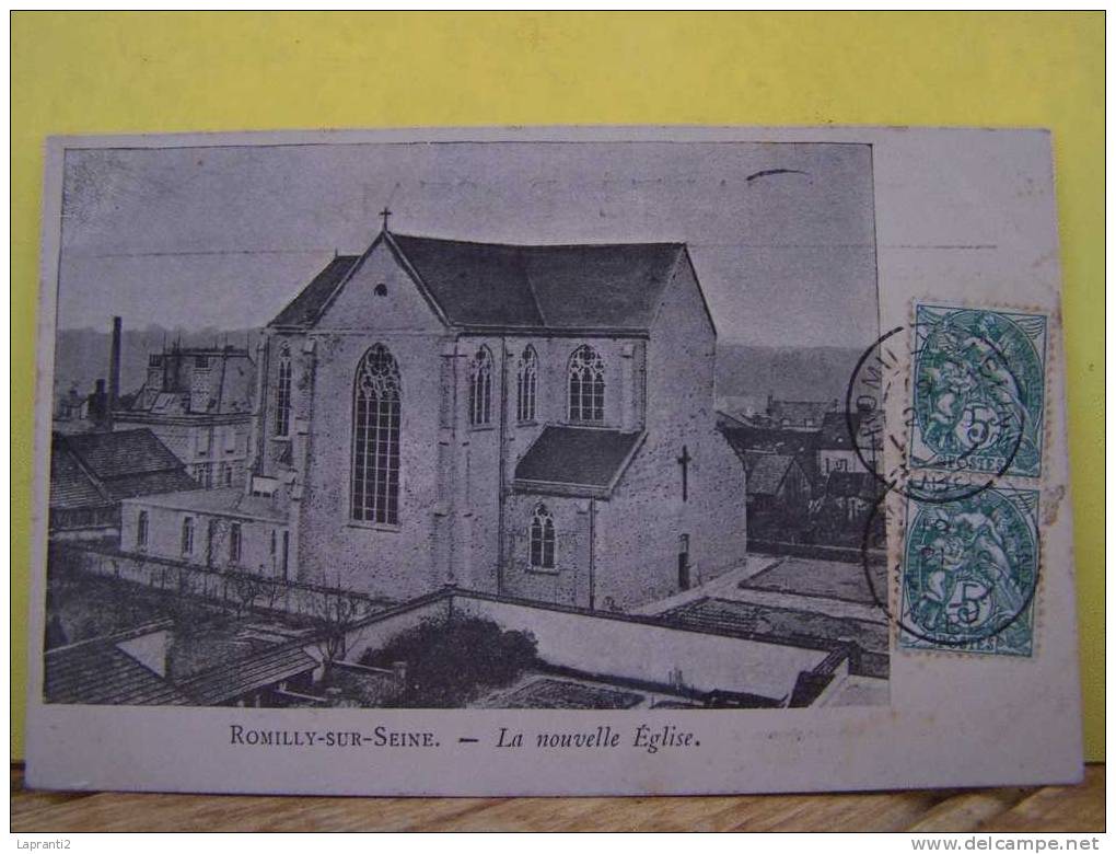 ROMILLY-SUR-SEINE (AUBE) LES EGLISES. LA NOUVELLE EGLISE. - Romilly-sur-Seine