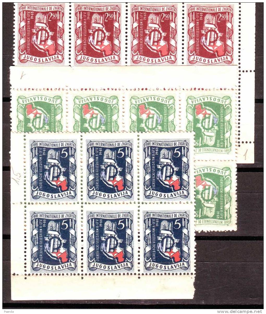 1948Yugoslavija Mino 539-541MNH - Used Stamps