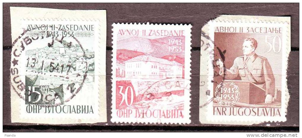 1953Yugoslavija Mino - Used Stamps