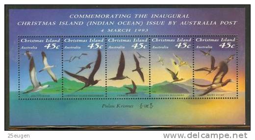 CHRISTMAS ISLAND  1993  BIRDS  MNH - Christmas Island