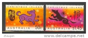 CHRISTMAS ISLAND 2006  LUNAR  MNH - Christmas Island