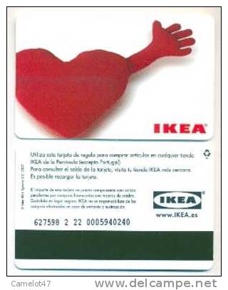 IKEA  Espagne, Carte Cadeau Pour Collection # 1bb  (2007) - Treuekarten