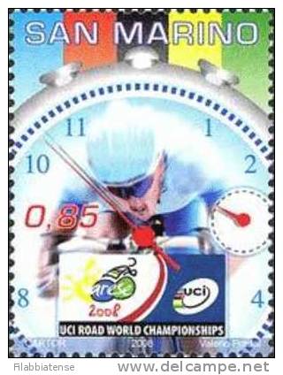 2008 - 2195/96 Mondiali Di Ciclismo  +++++++ - Unused Stamps