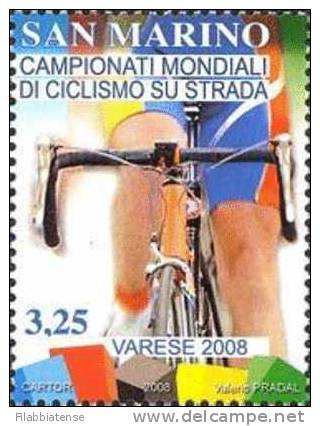 2008 - 2195/96 Mondiali Di Ciclismo  +++++++ - Unused Stamps