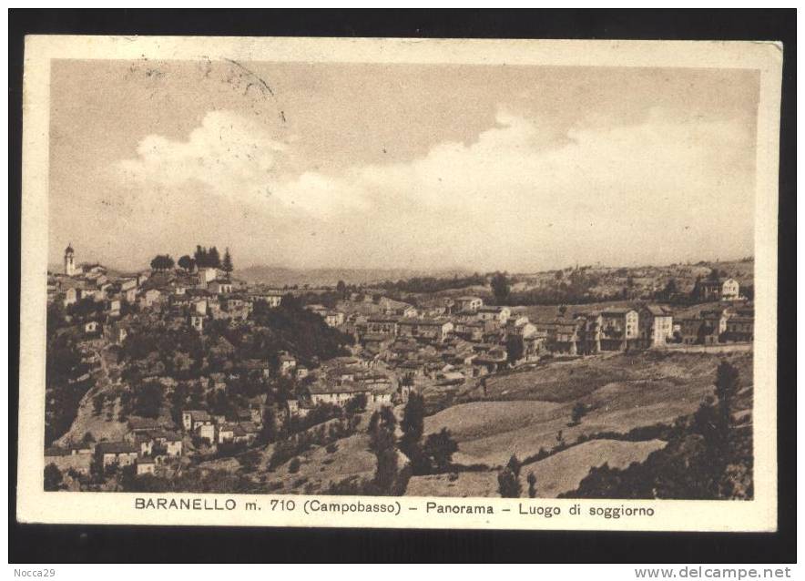 BARANELLO - CAMPOBASSO 1951   PANORAMA - Campobasso