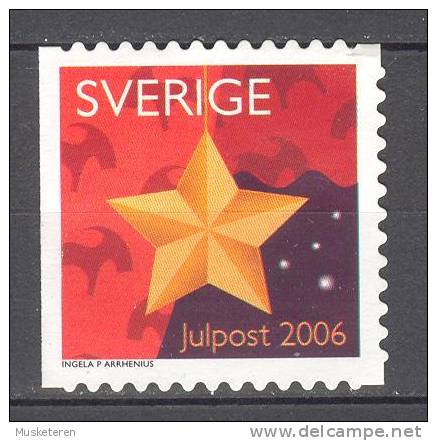 Sweden 2006 Mi. 2557   -   Weihnachten Christmas Jul Noel Navidad Star Stern MNG - Neufs