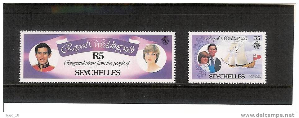 Seychelles 1981:  Prince Charles Et Lady Diana   5.00 R - Seychelles (1976-...)