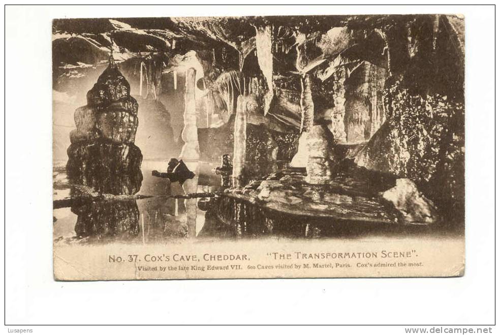 OLD FOREIGN 5062 - CHEDDAR CAVES -  THE TRANFORMATION SCENE - Cheddar