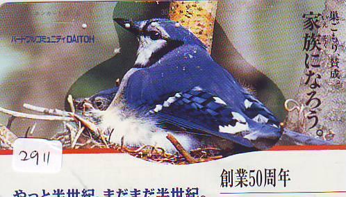 Télécarte Japon  OISEAU *  BIRD * VOGEL (2911) PHONECARD JAPAN * TELEFONKARTE * - Pájaros Cantores (Passeri)