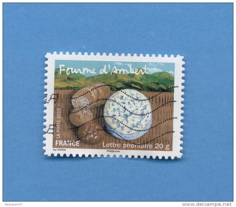 Timbre Oblitéré Used Stamp La France Comme J´aime Saveurs De Nos Régions Carnet N° 2 Fourme D´Ambert FRANCE 2010 - Oblitérés