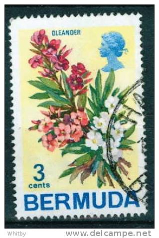 1970 Bermuda 3c Oleander Issue #257 - Bermuda