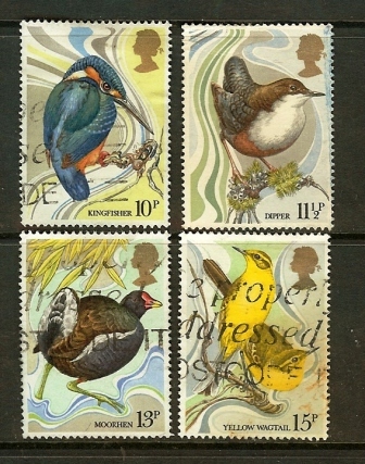 UK 1980 Used Stamp(s) Birds 817-820 - Used Stamps