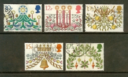 UK 1980 Used Stamp(s) Christmas 856-860 - Gebruikt