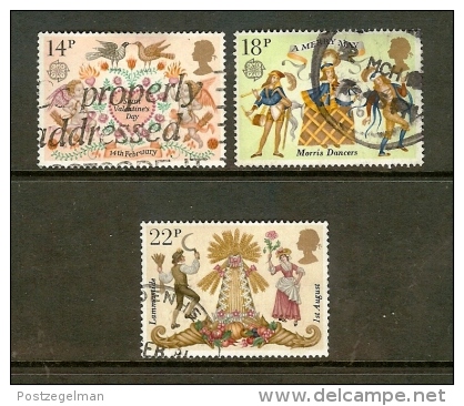 UK 1981 Used Stamp(s) Folklore (867=870 3 Values Only) Thus Not Complete - Used Stamps