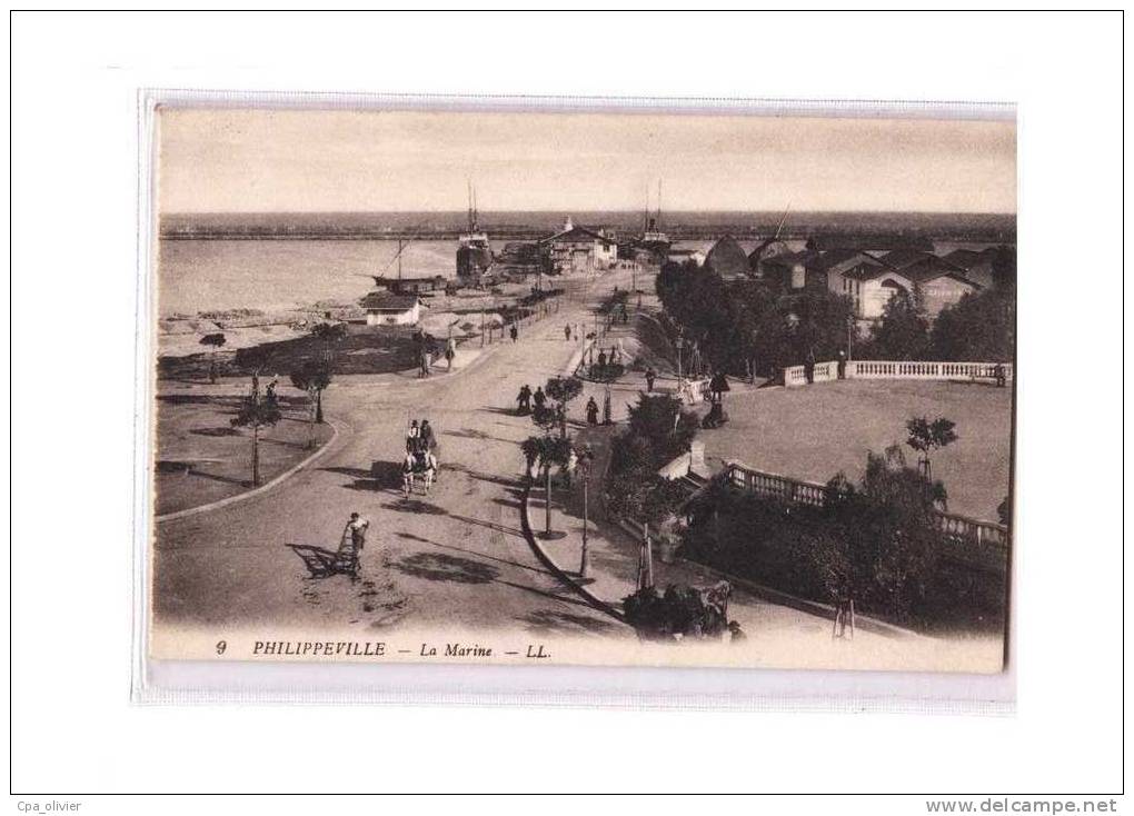 ALGERIE Philippeville Port, Marine, Vue Générale, Ed LL 9, 191? - Skikda (Philippeville)