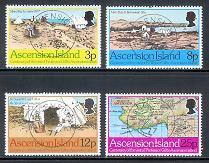 ASCENSION 1977 CTO Stamps Prof. Gill Visit 225-228 #3089 - Ascension