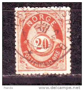 1877Norway Mino27 - Used Stamps
